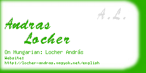 andras locher business card